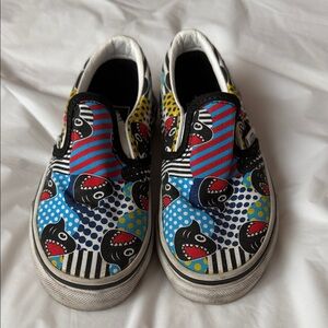 Vans Kids Multicolor Slip-On Sneakers